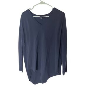 French Connection Acrylic Wool Blend Navy Knit Sweater Nautical Preppy S Academy